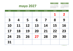 calendario mayo 2027 03