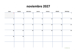 calendario noviembre 2027 04