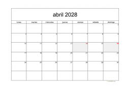 calendario abril 2028 05