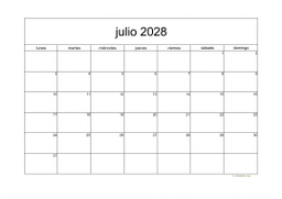 calendario julio 2028 05