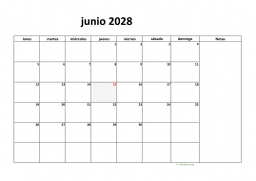 calendario junio 2028 08