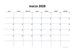 calendario marzo 2028 04