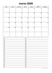 calendario marzo 2028 07