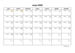 calendario mayo 2028 01