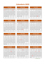 calendario anual 2029 06
