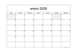 calendario mensual 2029 05