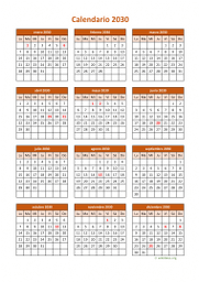 calendario anual 2030 06