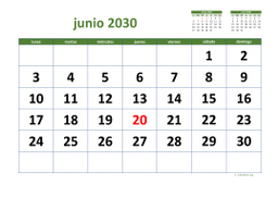 calendario junio 2030 03