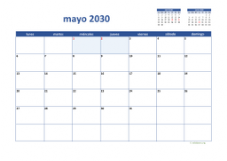 calendario mayo 2030 02