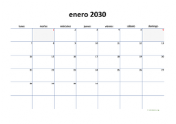 calendario mensual 2030 04
