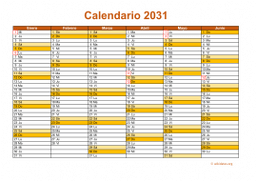 calendario anual 2031 09