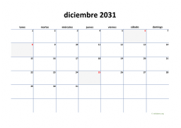 calendario diciembre 2031 04