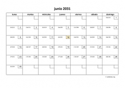 calendario junio 2031 01