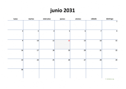 calendario junio 2031 04