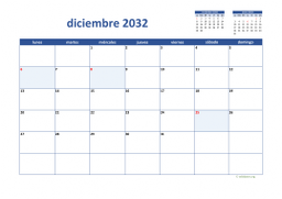calendario diciembre 2032 02