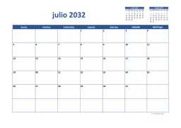 calendario julio 2032 02
