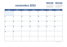 calendario noviembre 2032 02