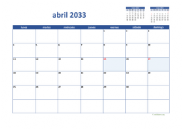 calendario abril 2033 02
