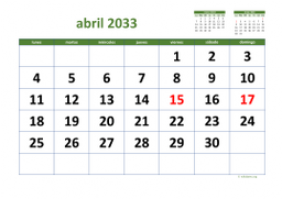 calendario abril 2033 03