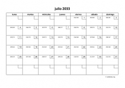 calendario julio 2033 01