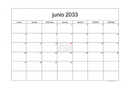 calendario junio 2033 05