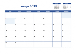 calendario mayo 2033 02