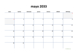 calendario mayo 2033 04