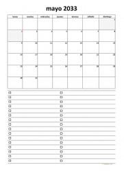 calendario mayo 2033 07