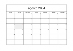 calendario agosto 2034 05