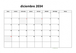 calendario diciembre 2034 08