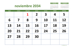 calendario noviembre 2034 03