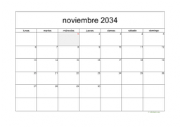calendario noviembre 2034 05