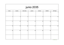 calendario junio 2035 05