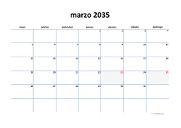calendario marzo 2035 04