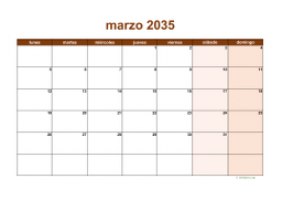 calendario marzo 2035 06