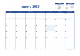 calendario agosto 2036 02