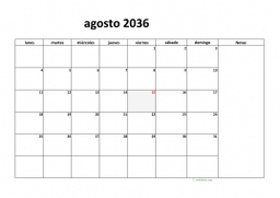 calendario agosto 2036 08