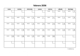 calendario febrero 2036 01