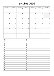 calendario octubre 2036 07
