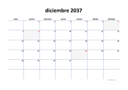 calendario diciembre 2037 04