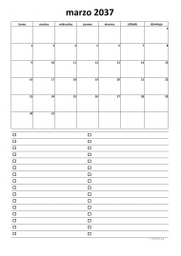 calendario marzo 2037 07