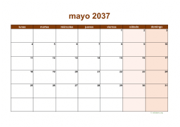 calendario mayo 2037 06