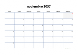 calendario noviembre 2037 04