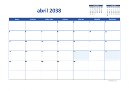 calendario abril 2038 02