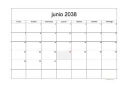 calendario junio 2038 05