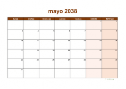 calendario mayo 2038 06