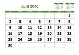 calendario abril 2040 03