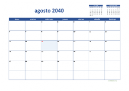 calendario agosto 2040 02