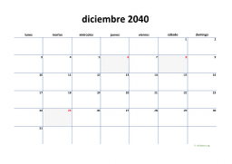 calendario diciembre 2040 04