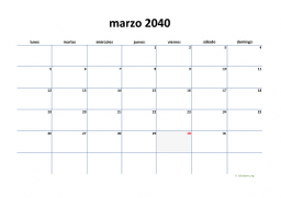 calendario marzo 2040 04